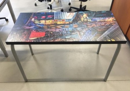 Tafelblad met print 38 mm