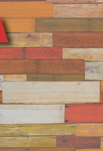 Sloophout rood Planchas 0239